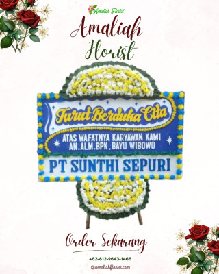 Papan Bunga Duka di Cikalong