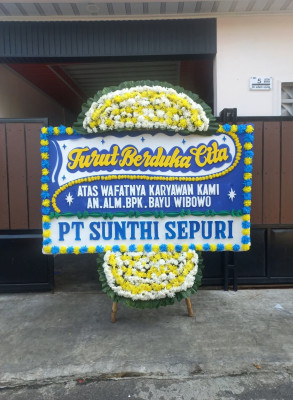 Papan Bunga Duka di Cikalong